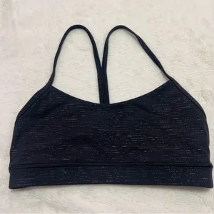Lululemon Black flow Y sports bra thumbnail 1