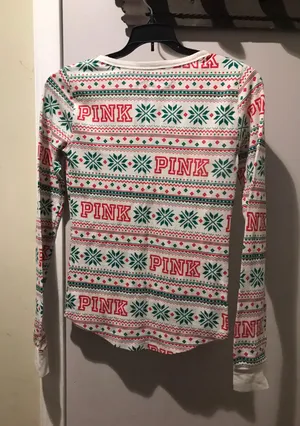 PINK Victoria’s Secret Christmas Shirt thumbnail 3