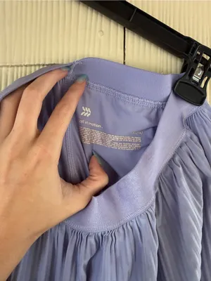 Pleated Lavender Mini Skirt - Women thumbnail 2
