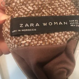Zara Tweed Flecked Knit Lined Sheath Pencil Dress XS Career Fitted Mock Neck thumbnail 5
