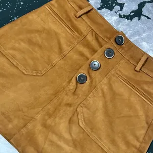 ZARA TRF Collection Faux Suede Skirt thumbnail 4