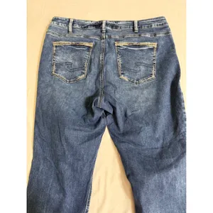 Silver Jeans Avery Slim Boot Medium Wash Denim Jeans W94627SDG332 Sz 18 L33 Wmn thumbnail 5