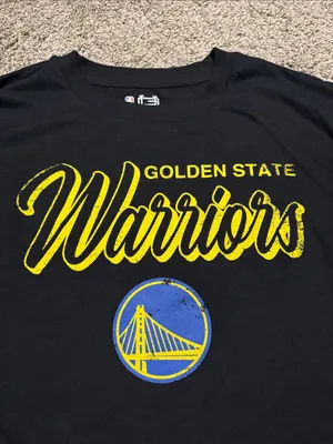 NBA Golden State Warriors cropped long sleeve shirt size medium thumbnail 2