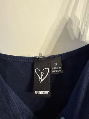 Windsor Dress Navy Blue thumbnail 4