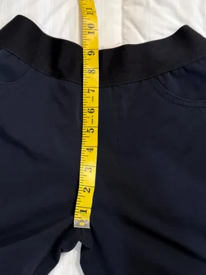 Betabrand Straight Yoga Leg Pants in Black thumbnail 5