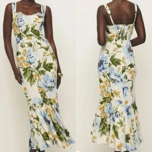 REFORMATION Irisa Dress In Botanis, Size 2, $278 thumbnail 2
