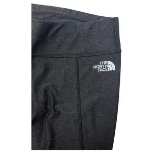 The North Face Leggings Womens S Ankle Pants Logo Stretch Pull On Yoga Gray thumbnail 3