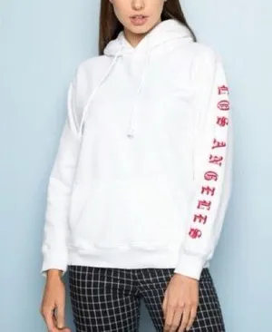 Brandy Melville White Hoodie  thumbnail 1