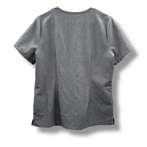 FIGS Technical Collection Casma Scrub‎ Top Women's Medium Graphite Gray thumbnail 2
