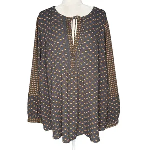 Ann Taylor LOFT Plus 24 Long Sleeve Pullover Blouse Peasant Top Boho Cottagecore thumbnail 2