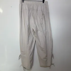 Grade & Gather Cotton Side Tie Barrel Pants Medium Tan Lagenlook‎ Artsy Pull On thumbnail 6