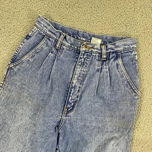 VTG Bill Blass Acid Wash Mom Jeans Women 10 Blue Pleated High Waist 90s Denim thumbnail 4