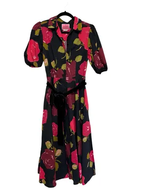 Kate Spade New York Just Rosy Hostess Button Down Shirt Dress - Size 6 thumbnail 3