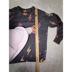 aviator nation lightning bolt sweatshirt all over print crew neck medium thumbnail 9