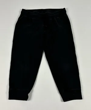Lululemon Pants Womens 8 Black Jogger Relaxed‎ Fleece Drawstring Zip Pocket thumbnail 1