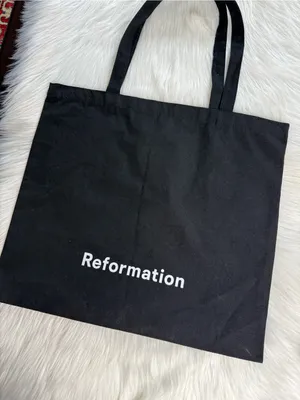 Reformation Large Black Tote Bag thumbnail 2
