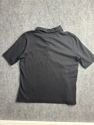 Tuckernuck Woman’s Medium classic black short-sleeve polo shirt thumbnail 6