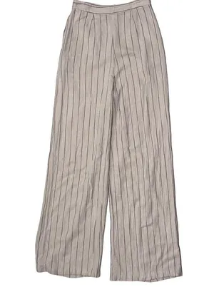 Linen Blend Pinstripe Trousers - Tall thumbnail 6