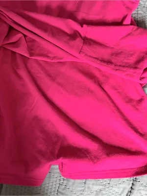 Women's Red Athletic Exercise Dress Shorts Pockets Medium thumbnail 6