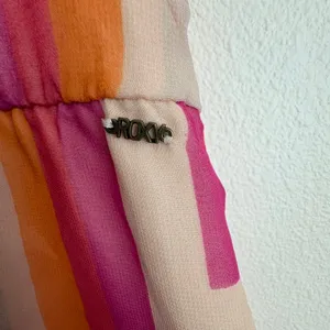 Roxy Womens‎ Pink Orange Geometric Stripe Empire Waist Sundress 470224 Small thumbnail 6