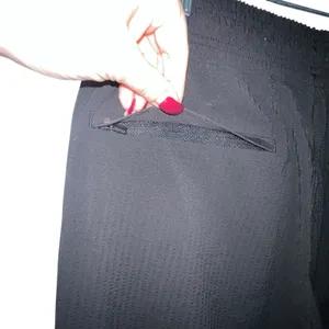 Athleta Womens‎ Textured Brooklyn Jogger Pants Size 16 Black Side Stripe Nylon thumbnail 13