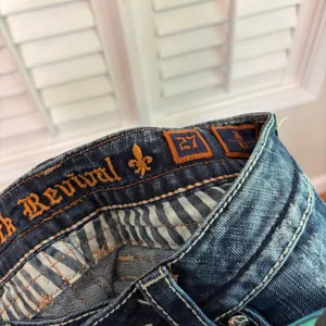 Rock Revival Jen Cutoff‎ Jeans Size 27 thumbnail 8