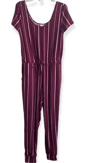 No boundaries large striped jumpsuit‎ thumbnail 1