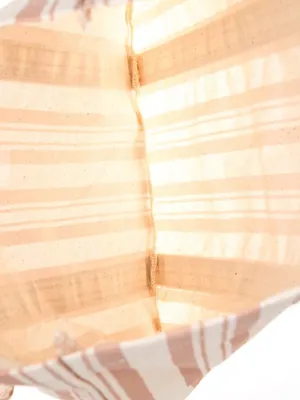 NEW Sezane Octobre Limited edition Pink Stripe Canvas Tote Bag thumbnail 6