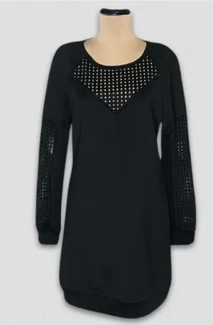 Fabletics Mini Dress Mesh Athleisure activewear whimsigoth punk grunge Y2K 90s M thumbnail 1