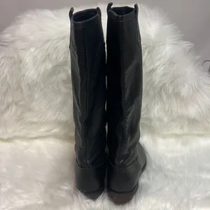 H by Halston Tall Shaft Leather Boots Size 9B BIN 12‎ thumbnail 8
