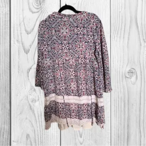 Mimi Chica Long Sleeve boho romantic V-Neck Size Medium‎ Festival Dress thumbnail 6