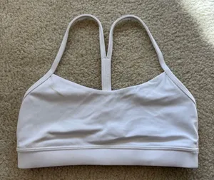 Lululemon Flow Y Bra Nulu 6 White thumbnail 1