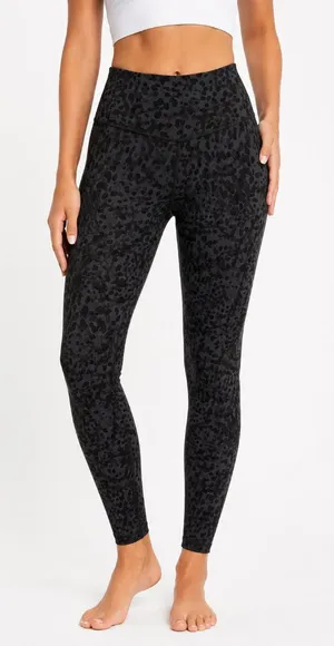 Old Navy PowerSoft Black Cheetah High-Rise Leggings Women’s XL thumbnail 1