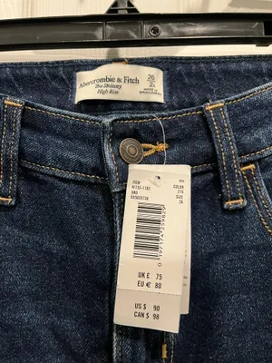 NWT Abercrombie and fitch high rise jeans thumbnail 2