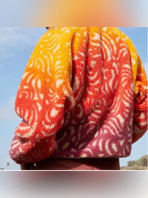 Free People FP Movement Rocky Ridge Sherpa jacket marigold XS thumbnail 3