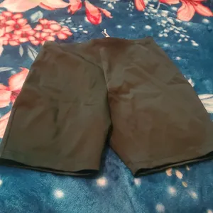 Revolve Are you am I black mini shorts thumbnail 2