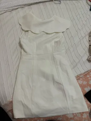 Shein White Dress Scalloped thumbnail 3