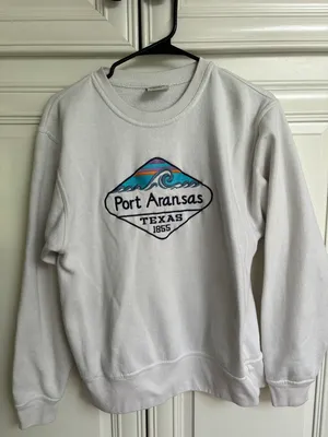 Port Aransas Sweatshirt White thumbnail 1