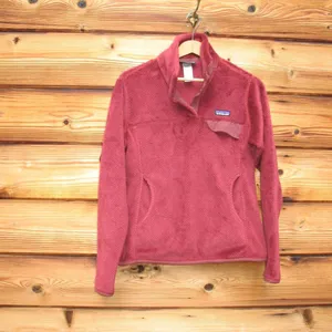 Patagonia Retool Snap T Fleece Pullover Maroon thumbnail 2