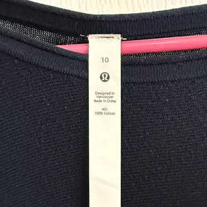 Lululemon Take it All In Sweater in True Navy Women’s Size 10 thumbnail 7