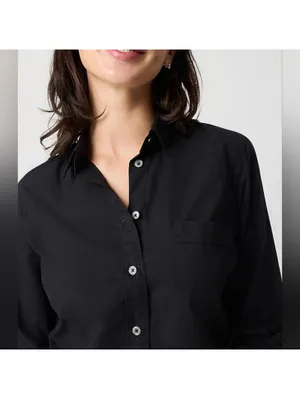 J Crew Button-up cotton poplin shirt in signature fit thumbnail 4