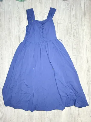 Scarlet darkness blue renaissance whimsical cosplay dress corset front and sides thumbnail 8