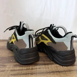 Athletic Sneakers Knit Running Shoes Size 10 Multi Color Chunky Mesh Outdoors thumbnail 6