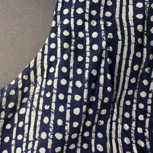 Madewell 100% Silk Sleeveless Dress Size 12 Navy Print w/ Pockets thumbnail 6