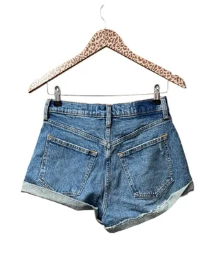 Abercrombie & Fitch A&F The Mom Shorts Curve Love Denim Jorts Denim 4 27 NEW NWT thumbnail 3