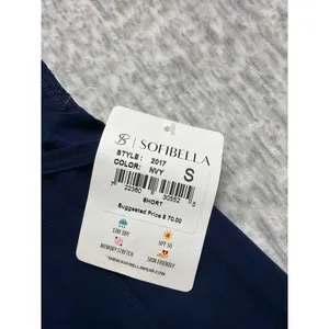 Sofibella Navy Blue Athletic Shorts Women Small Style 2017 Memory Stretch UPF 50 thumbnail 3