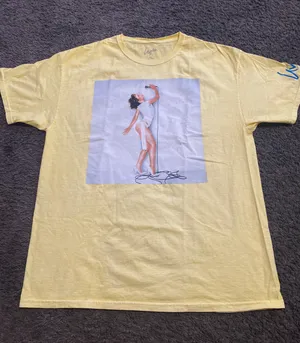 Urban Outfitters Kylie Minogue Fever Yellow Tee XL thumbnail 1