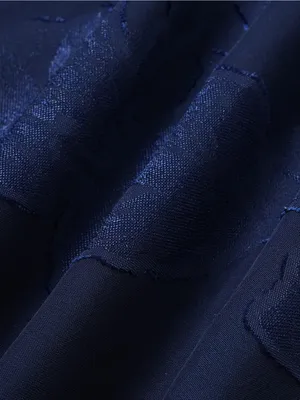 Rihoas Navy Jacquard Slip Maxi Dress Blue thumbnail 6