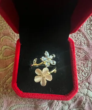 & Other Stories Women’s Gold Tone Embellished Ring Size 6 thumbnail 1