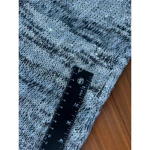 Y2K Vintage Arden B Sequin Dress Knit Tunic Whimsigoth Fairy 2000s Cowl Neck XS thumbnail 10